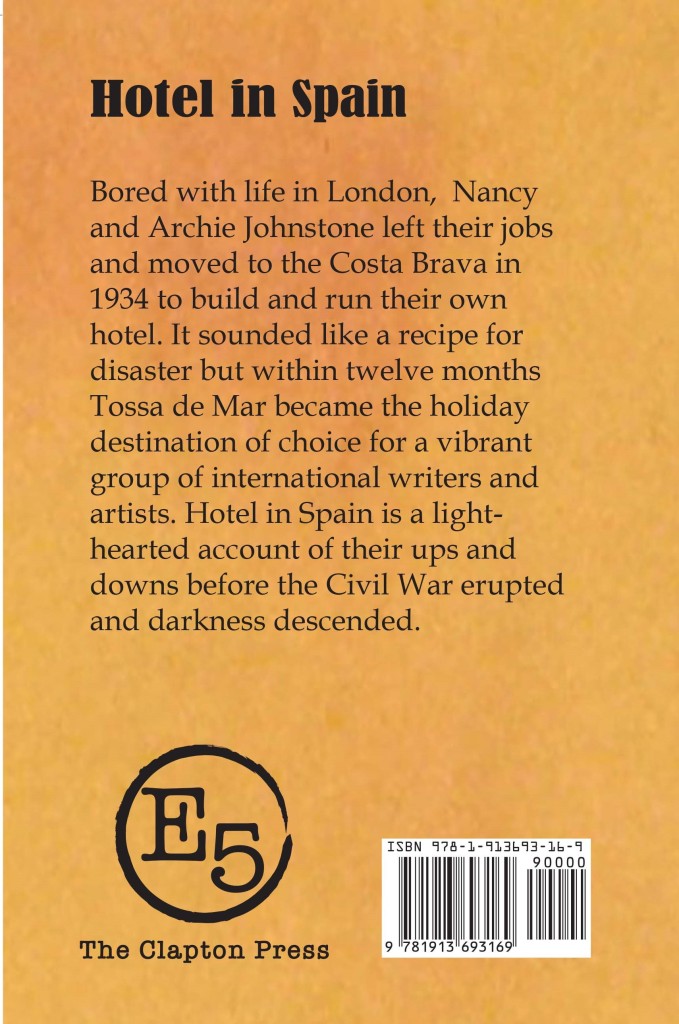 Spanish Civil War Tossa de Mar Nancy Johnstone Hotel Costa Brava Refugee Children